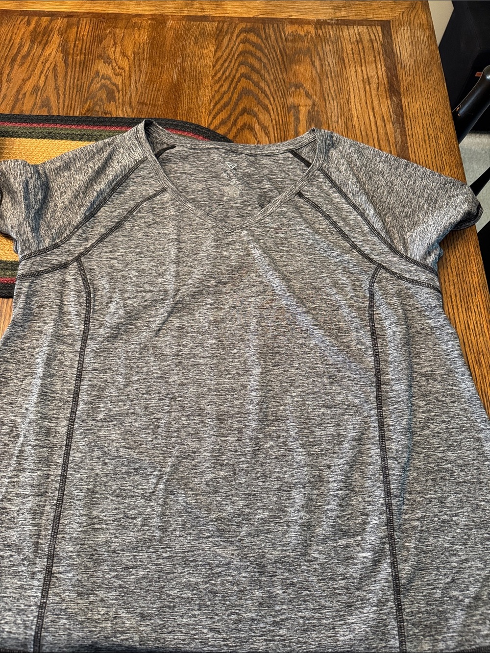 Livi Active Heather Gray Short Sleeve Athletic Tee